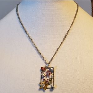 Cheerful Floral Spray Necklace